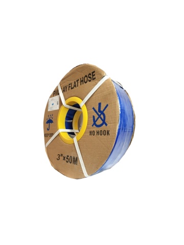 Furtun apa refulare flat PVC 3'' 50 m albastru MX391 - Img 7