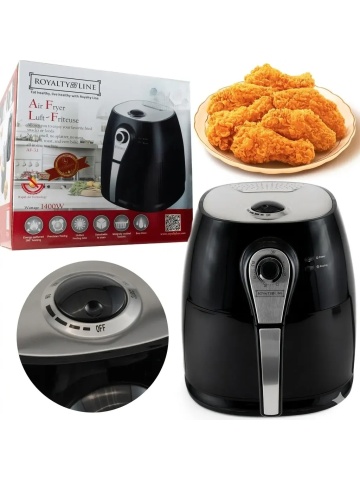 Friteuză cu Aer Cald Royalty Line RL-AF-3.1, 3L, 1400W - Img 6