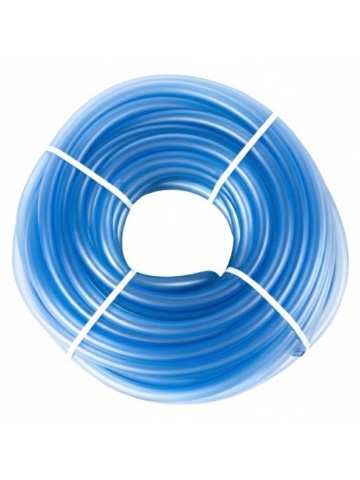 Furtun siliconat din PVC 3/4" (Ø22 mm), rolă 50 m, albastru, pentru grădină și apă - Img 1