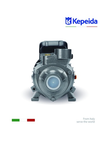 Pompă de apă de suprafață KEPEIDA QB-70, 550W, 50m, 50 l/min, bobinaj cupru - Img 3