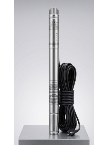 Pompa Submersibilă Kepeida Italy 2QGD0.5-30-0.25, 0.25 kW, Debit 1.8 m³/h, Înălțime 72 m, Bobinaj Cupru, Condensator Inclus, Ieșire 1″