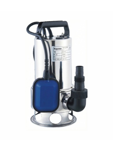 Pompa Submersibilă pentru Apă Murdară Kepeida Italy MVS370F, 0.5 HP, Debit 120 L/min, Înălțime 6.5 m, Oțel Inoxidabil, Cu Flotor