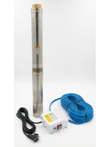 Pompă submersibilă pentru puț adânc KEPEIDA 4SPM108-1.3, 1.3 kW, inox, debit 14.4 mc/h, refulare 54 m