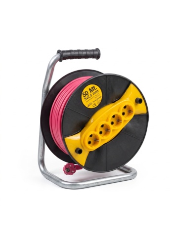 Prelungitor electric pe rolă CAMPION, 50m, 3x2.5mm, 3500W