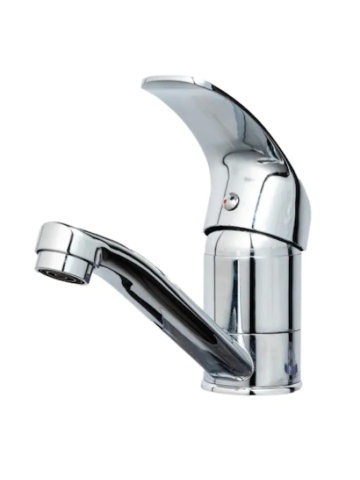 Baterie Monocomandă Cromată, Mâner Ergonomic și Pipă Pivotantă