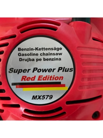 Drujba benzina Super Power Plus Red Edition , lama +lant 38CM 15'' 1.5CM 64D MX579 - Img 3