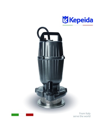 Pompă submersibilă apă curată KEPEIDA QDX15-18-1.5D, 1.5 Kw, debit maxim 38000 Litri/oră, Înălțime maximă de refulare 20 metri, bobinaj 100% cupru, tehnologie și design italian - Img 2