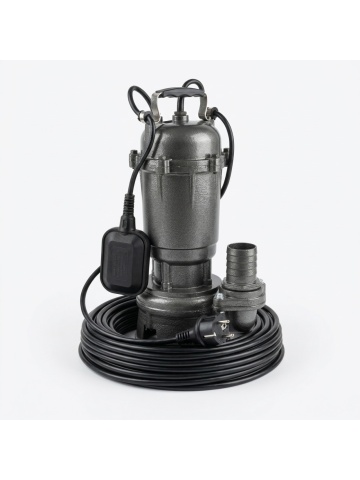 Pompă submersibilă apă curată KEPEIDA WQD-750BF, 0.75 kW, debit 400 l/min, refulare 14 m - Img 2