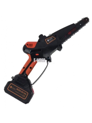 Fierastrau de mana pe acumulatori Edon Profesional 48V, 8Ah, Lama 25cm, Afisaj LCD, Ungere lant, 2 acumulatori, 2 lanturi, Incarcator, Geanta de transport MX294 - Img 2