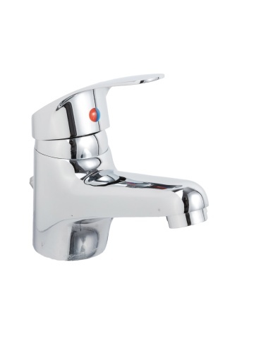 Baterie sanitară monocomandă pentru lavoar, finisaj cromat, montaj pe lavoar sau blat