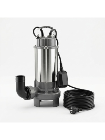 Pompă submersibilă apă curată KEPEIDA V1500D-F, 1.5 kW, debit 410 l/min, refulare 14 m