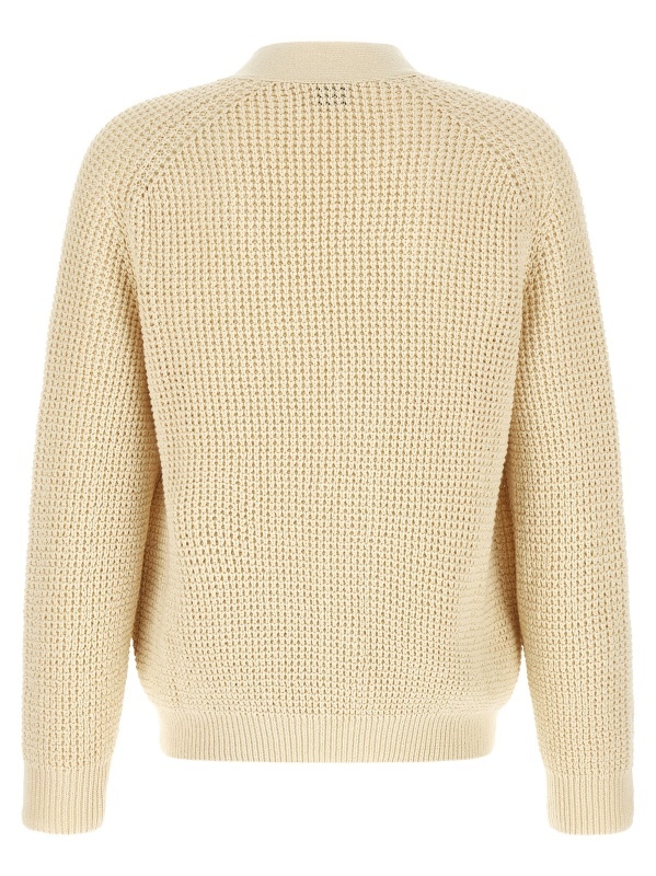 Cardigan din bumbac bej