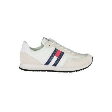Adidași pentru bărbați din poliester alb bej