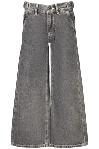 GUESS JEANS blugi din denim pentru fetiță, negri