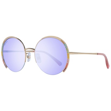 Ochelari de soare din metal auriu