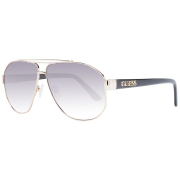 Ochelari de soare din metal auriu