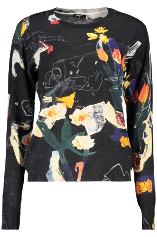 DESIGUAL pulover pentru femei, negru