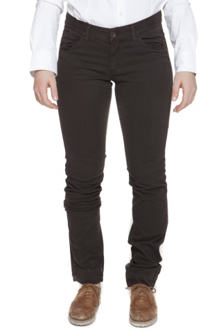 GANT pantaloni pentru femei, maro