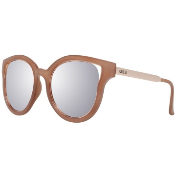 Ochelari de soare maro din metal și plastic