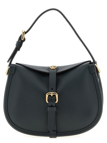 Geantă crossbody bicoloră din piele de vițel