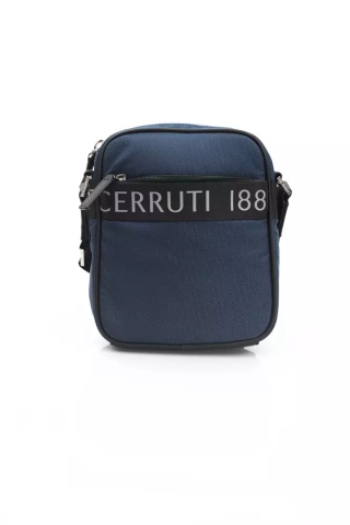 Geantă de umăr din nailon albastru pentru femei