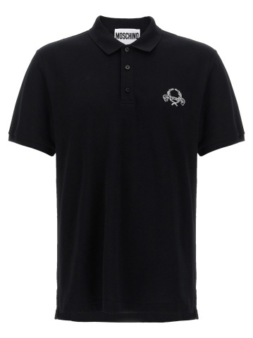 Tricou polo din bumbac negru