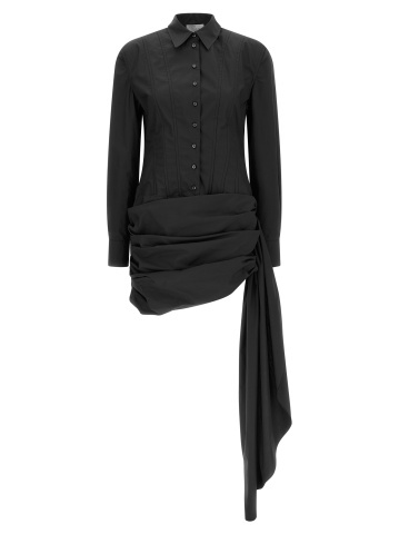 Rochie scurtă din bumbac negru