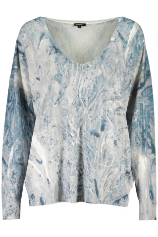 DESIGUAL pulover pentru femei, albastru deschis