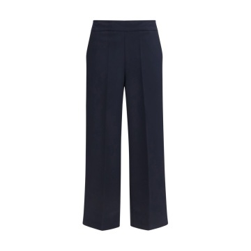 Pantaloni casual din poliester albastru