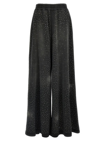 Pantaloni de jogging negri din bumbac (pantaloni de antrenament)