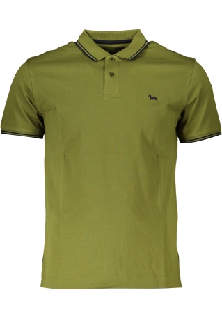 Harmont & Blaine, polo cu mâneci scurte pentru bărbați, verde