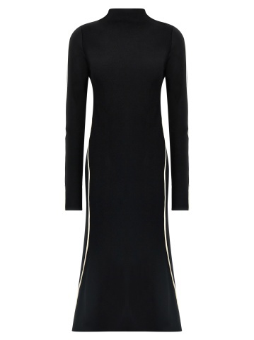 Rochie midi bicoloră din viscoză
