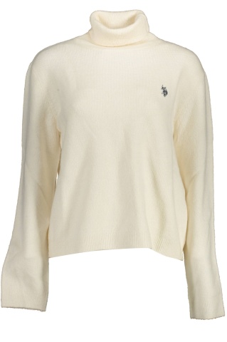 U.S. POLO ASSN. pulover pentru femei, alb