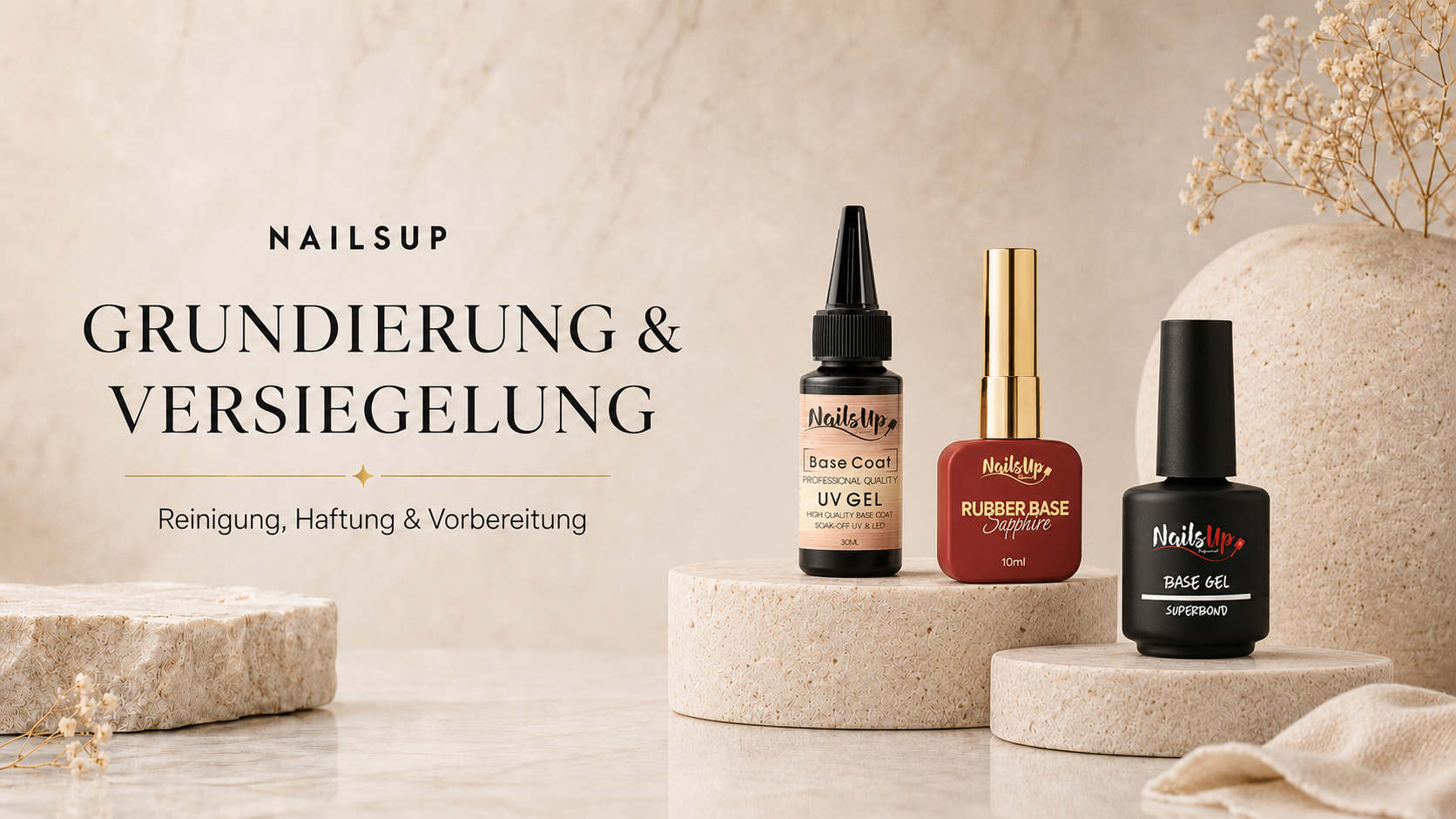 NAILSUP Base Coat &ndash; perfekte Haftung und Basis f&uuml;r professionelle Manik&uuml;re