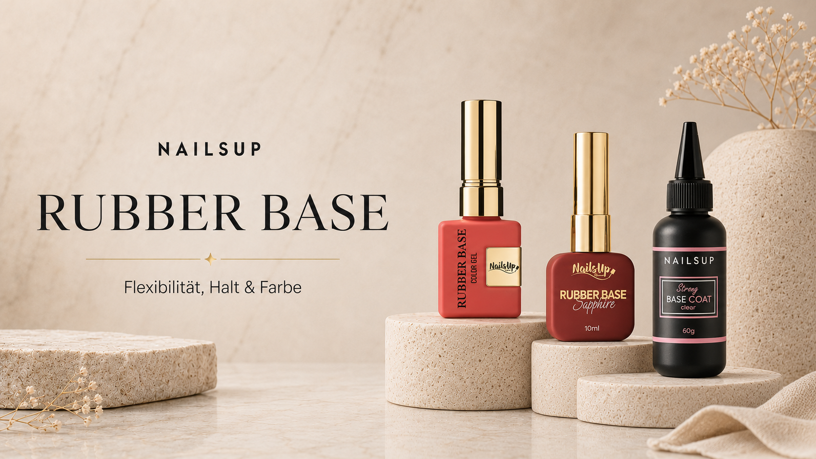 NAILSUP Rubber Base &ndash; flexible Basis f&uuml;r professionelle Manik&uuml;re