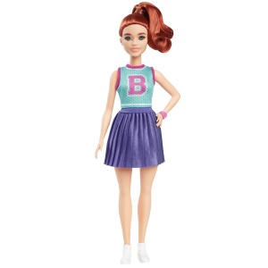 Barbie Fashionistas Papusa Barbie Roscata Majoreta - Img 2