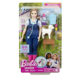 Barbie Papusa Barbie You Can Be Medic Veterinar
