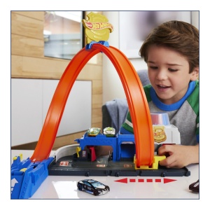 Hot Wheels City Set De Joaca Super Statie De Politie - Img 5