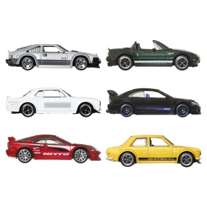 Hot Wheels Silver Series Set 6 Masinute Metalice Tematica Japoneza - Img 2