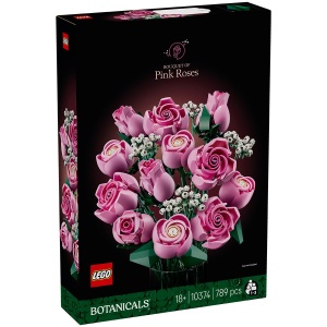 Lego Botanicals Buchet De Trandafiri Roz 10374