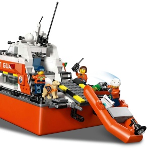 Lego City Barca De Salvare Si Elicopter Ale Pazei De Coasta 60504 - Img 5