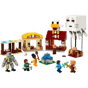 Lego Minecraft Atacul Baloanelor Ghast Asupra Satului 21273 - Img 2