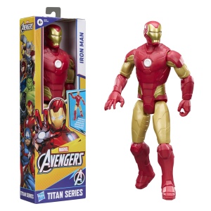 Marvel Avengers Titan Series Figurina Iron Man 29Cm - Img 6