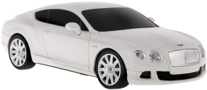 Masina Cu Telecomanda Bentley Continental Gt Alb Cu Scara 1 La 24 - Img 4