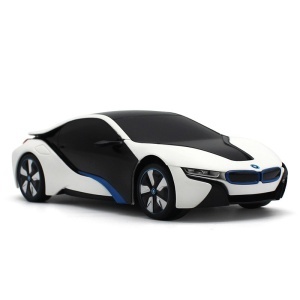 Masina Cu Telecomanda Bmw I8 Alba Scara 1 La 24 - Img 5