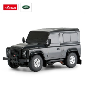 Masina Cu Telecomanda Land Rover Defender Negru Cu Scara 1 La 24 - Img 4