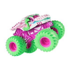 Monster Jam Nitro Neon Masinuta Metalica Thunderroarus Scara 1 La 64 - Img 5