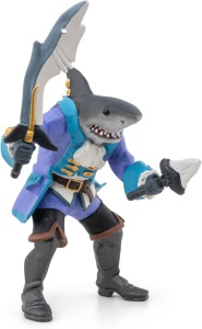 Papo Figurina Mutant Rechin Cu Jacheta Albastra - Img 2