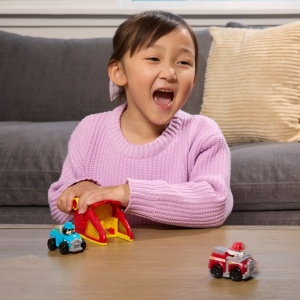 Patrula Catelusilor Set Figurina Marshall Si Vehicul Cu Lansator - Img 3