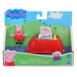 Peppa Pig Vehicul Cu Figurina Micuta Masina Rosie - Img 1